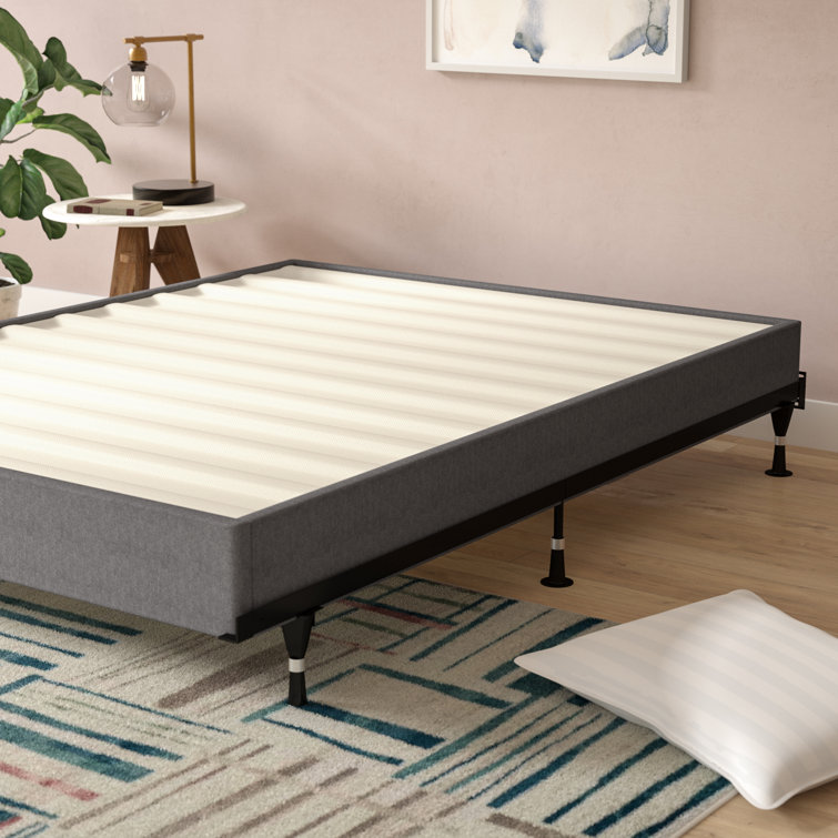 Box springless bed on sale frame queen